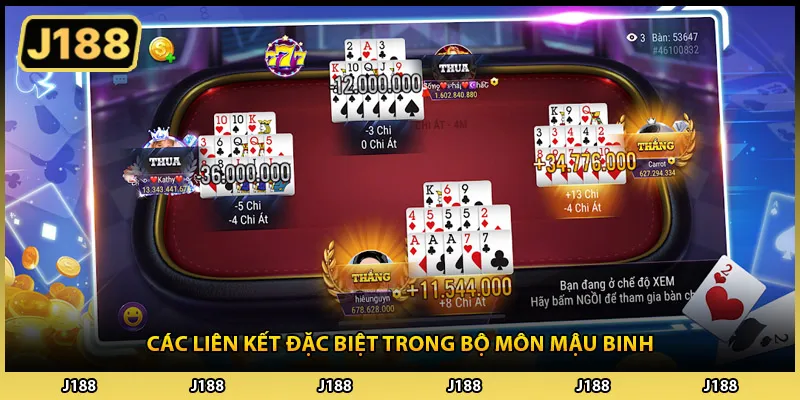 Các liên kết đặc biệt trong bộ môn mậu binh