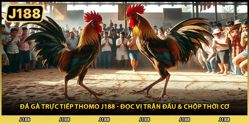 Đá Gà Trực Tiếp Thomo J188 - Đọc Vị Trận Đấu & Chộp Thời Cơ